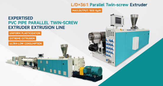 Extruder pro PVC-U Pipe extrusionem linea